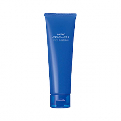 Sữa rửa mặt trắng da Shiseido Aqualabel White Clear Foam màu xanh