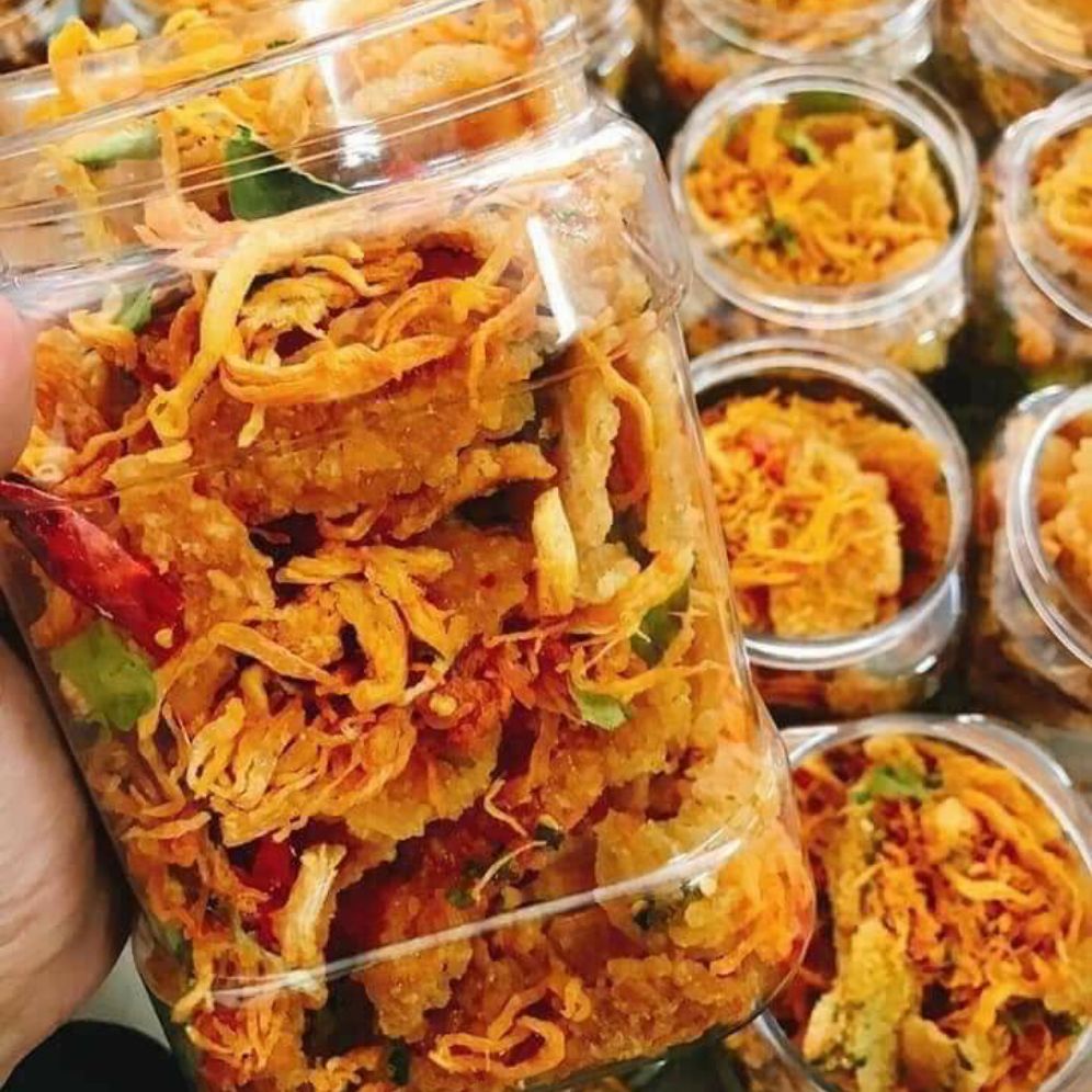 Cơm cháy chiên nước mắm lắc khô gà lá chanh - Hủ 350g
