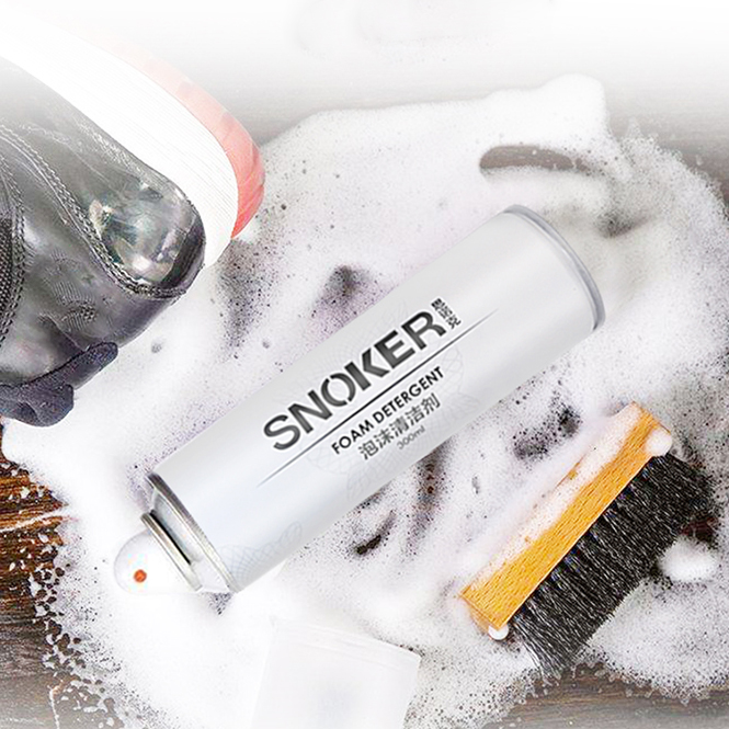 HCMChai xịt bọt tuyết vệ sinh giày dép tẩy trắng cao cấp SNOKER