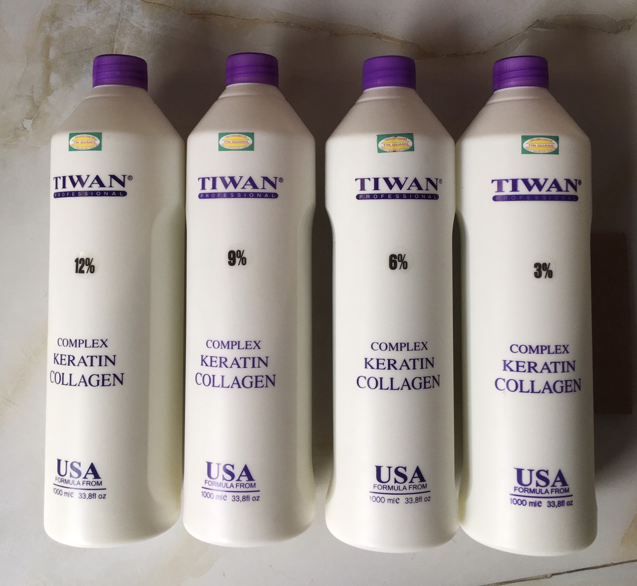 Oxy trợ nhuộm Collagen tiwan 1000ml