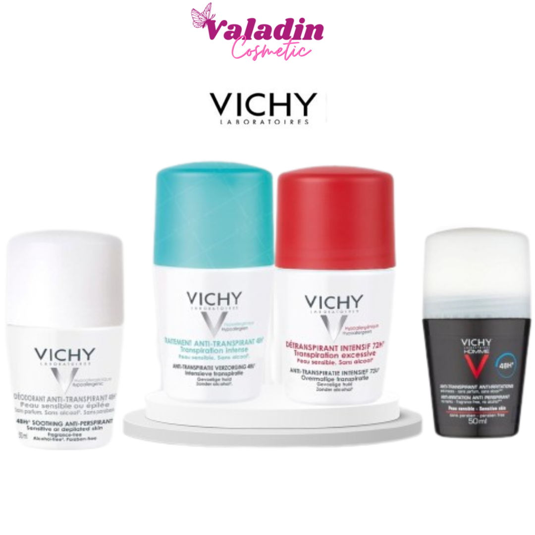 Lăn nách nữ VICHY 50ml Lăng khử mùi nữ lăn khử mùi nữ Lăng nách -Valadin