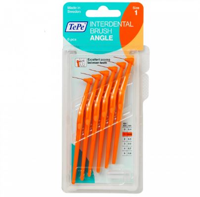 Angle Orange Blister 0.45 mm - Cây chải kẽ răng màu cam