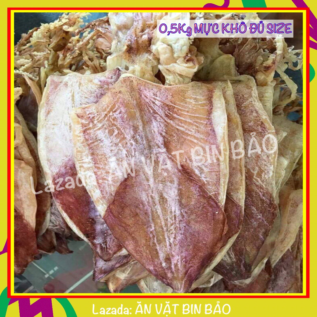 0,5kg mực khô phan thiết đủ size các loại - hàng ngon