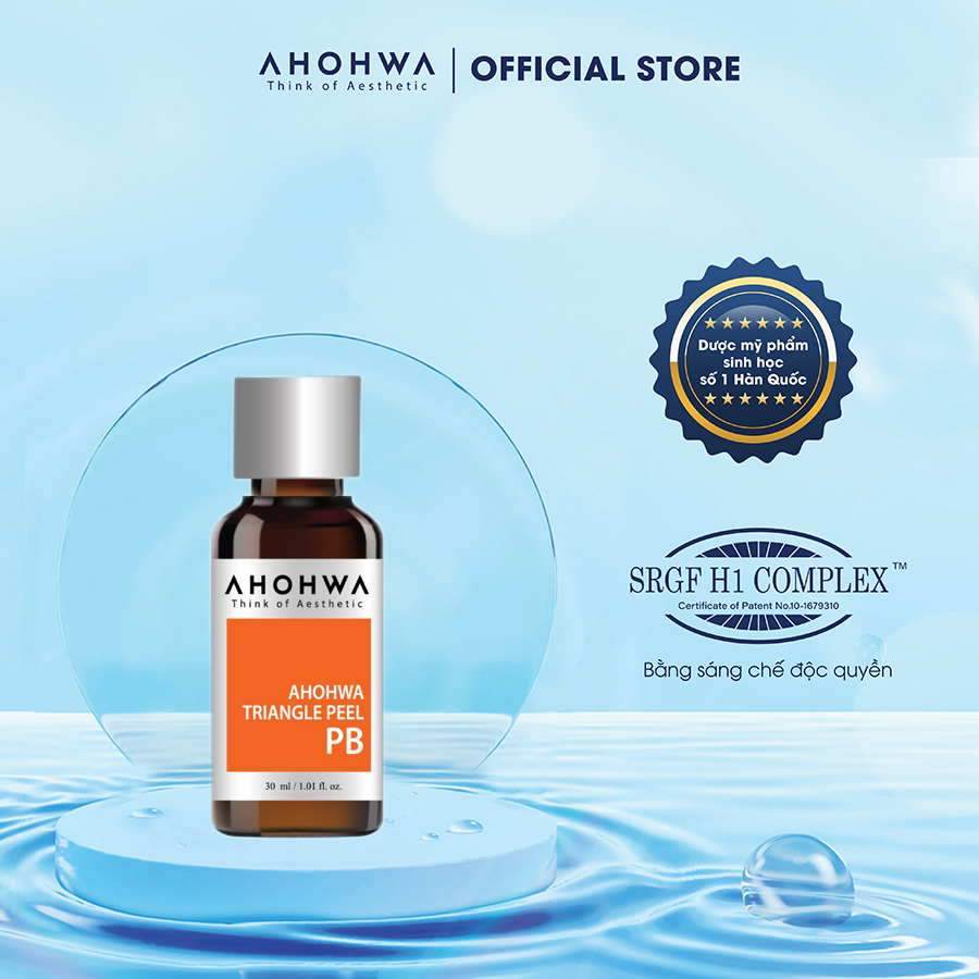 Peel da dầu, mụn ahohwa triangle peel pb