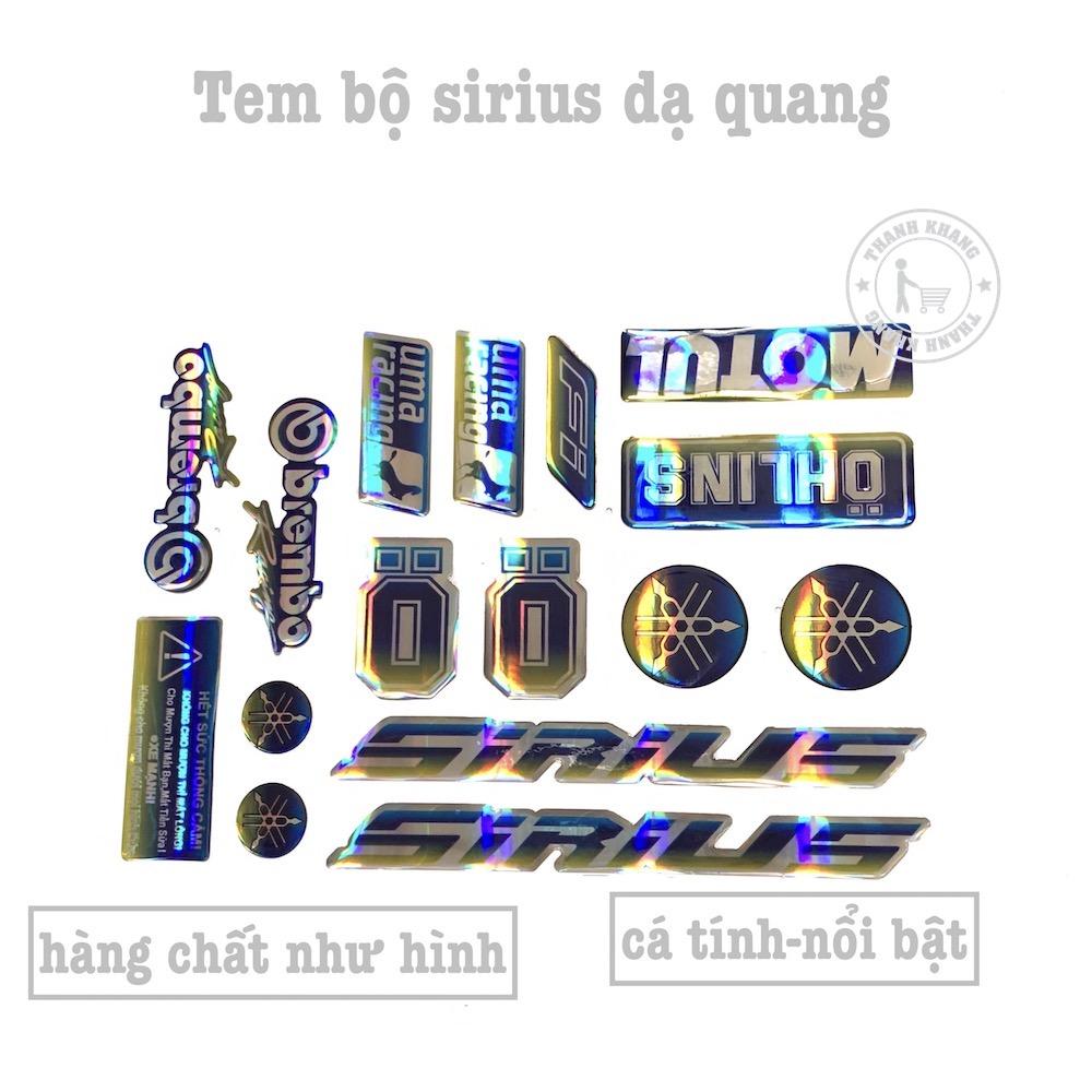 Tem bộ Sirius dạ quang thanh khang 006001756