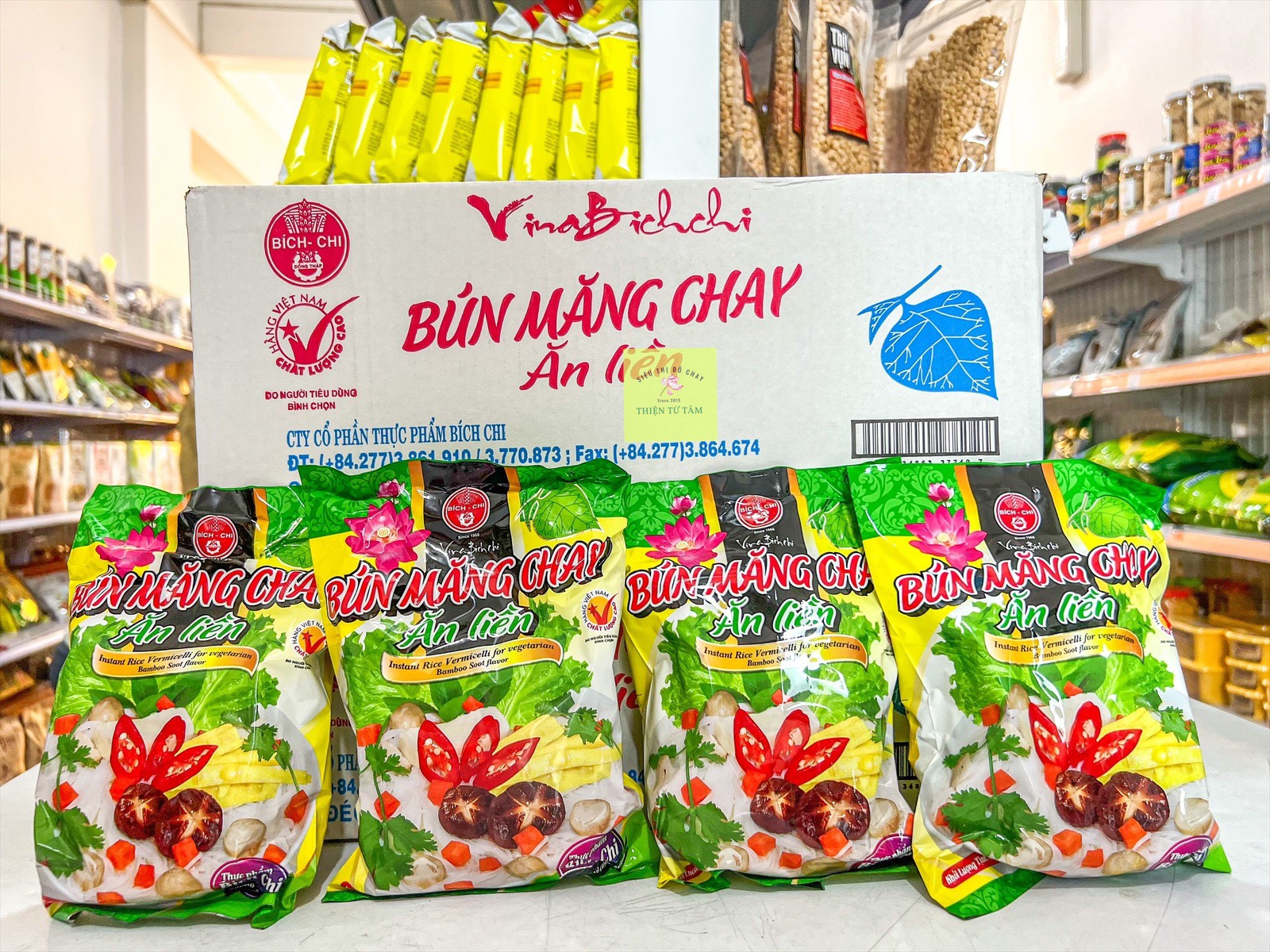 Bún măng chay ăn liền vina bích chi thơm ngon thùng 30 gói