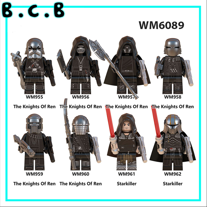 WM6089 Đồ chơi lắp ráp mô hình sáng tạo minifigure Star Wars, Chiến tranh giữa các vì sao: Star Trek, Clone Trooper, Darth Vader
