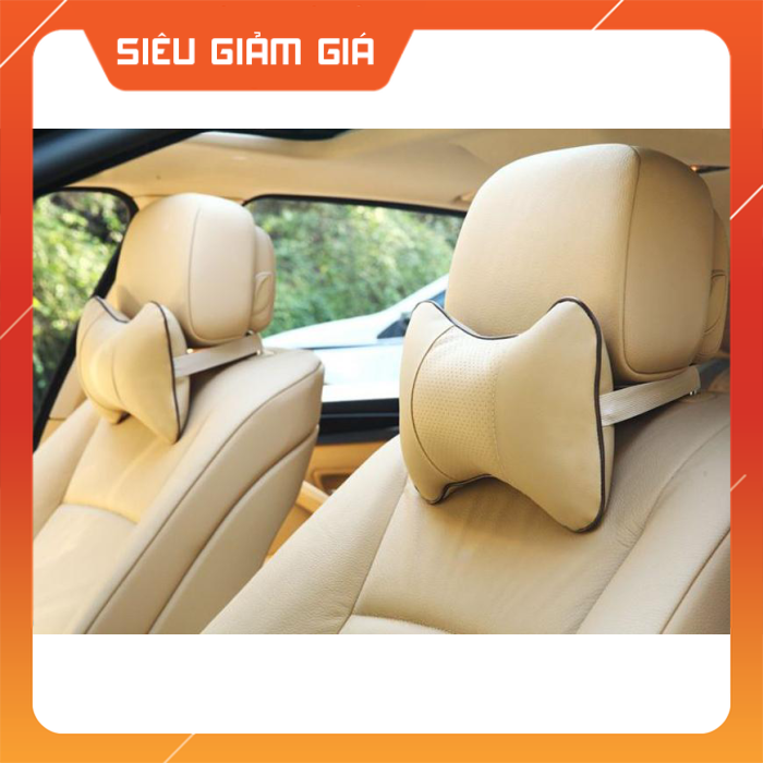 Gối Đệm Ghế ô tô cao cấp . Bộ 2 Gối tựa đầu ô tô, Gối Hơi Kê Cổ Du Lịch, Cho Ô Tô, Xe Hơi-Chống Đau Mỏi Cổ Cho Tài Xế Giảm giá sốc 50%.