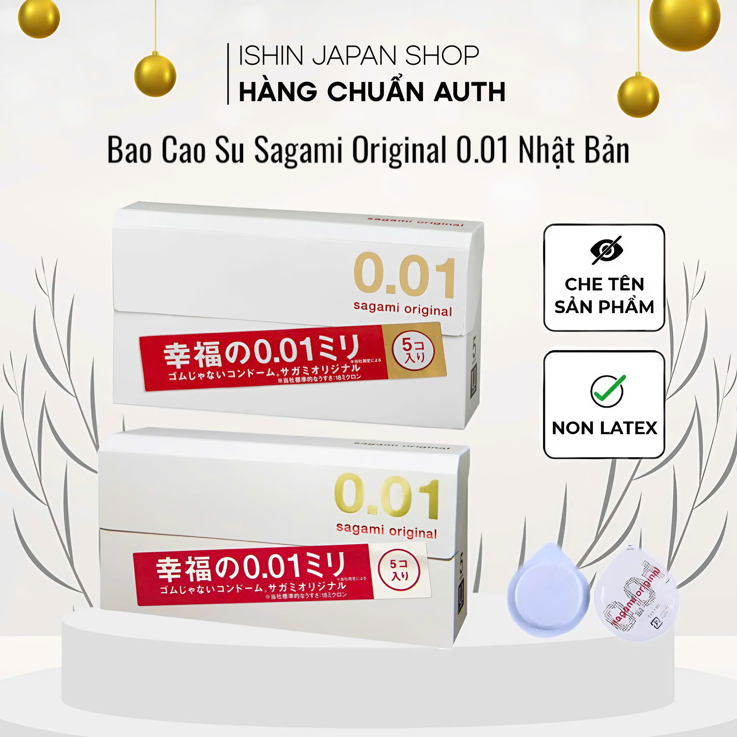   Chuẩn auth  Bao cao su SAGAMI original 0.01 nhật bản 5cái hộp  Bao cao su Sagami 001  