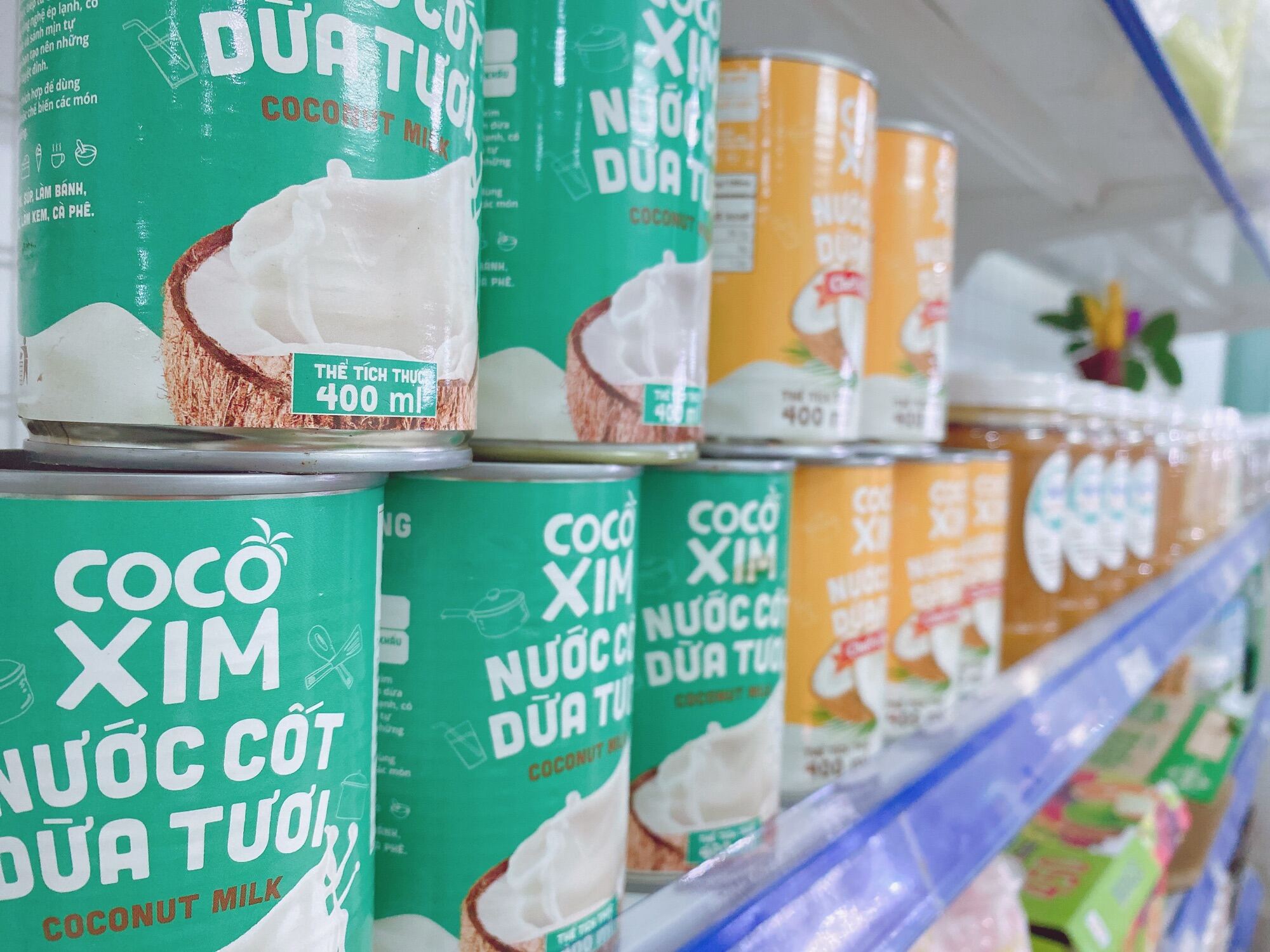 Nước cốt dừa tươi COCO XIM 400ml dùng nấu ăn, làm bánh
