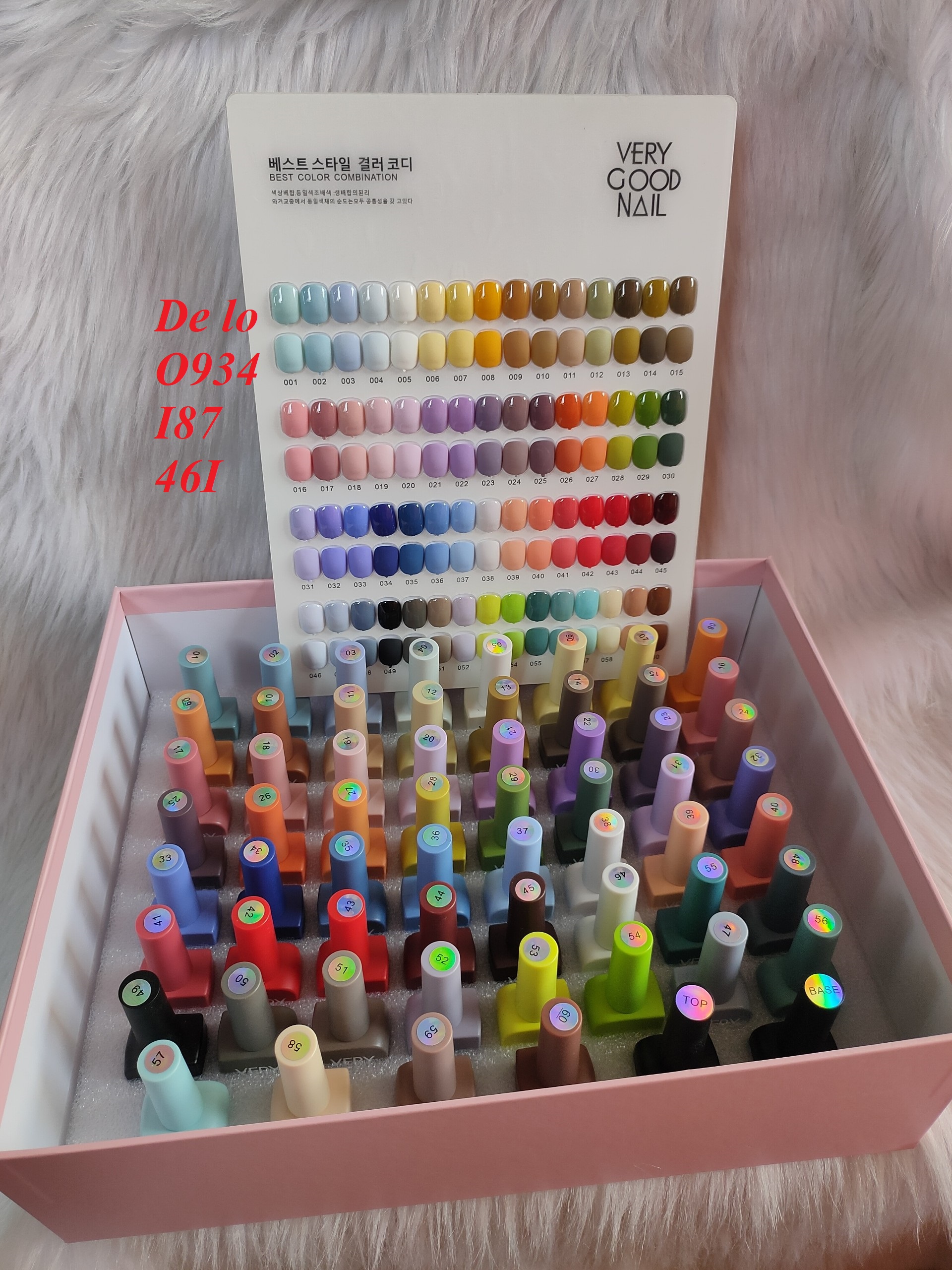 Sơn gel 60 lọ màu very good nail nhiều màu