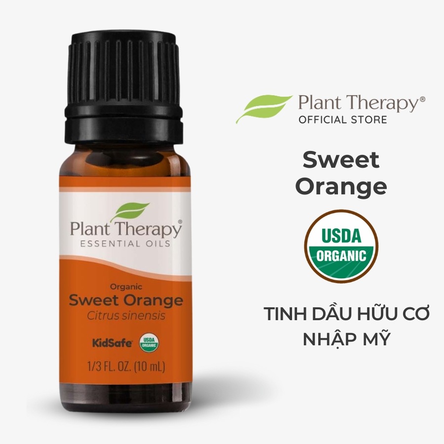 Tinh dầu hữu cơ Vỏ Cam Ngọt Plant Therapy - Organic kidsafe essential oil