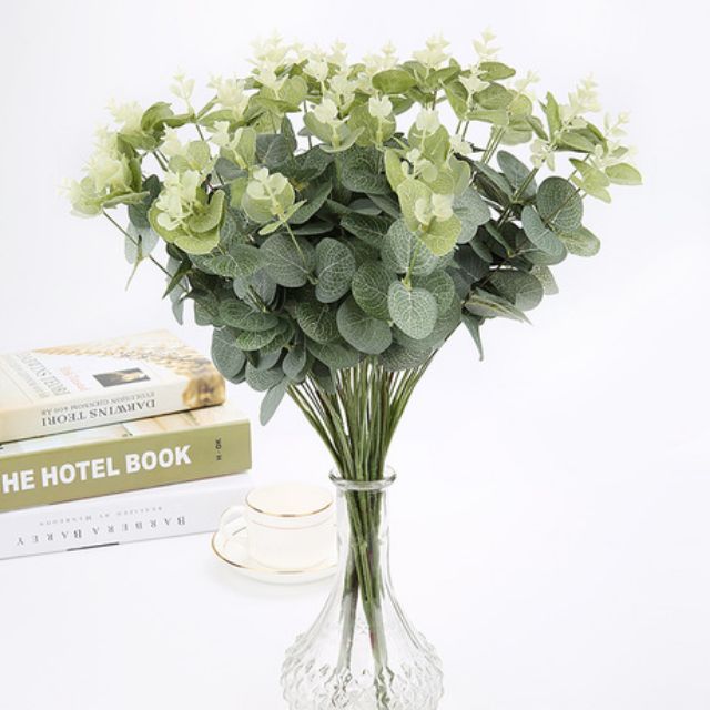 Lá táo 16 nhánh cao 47cm, cành táo giả hl044