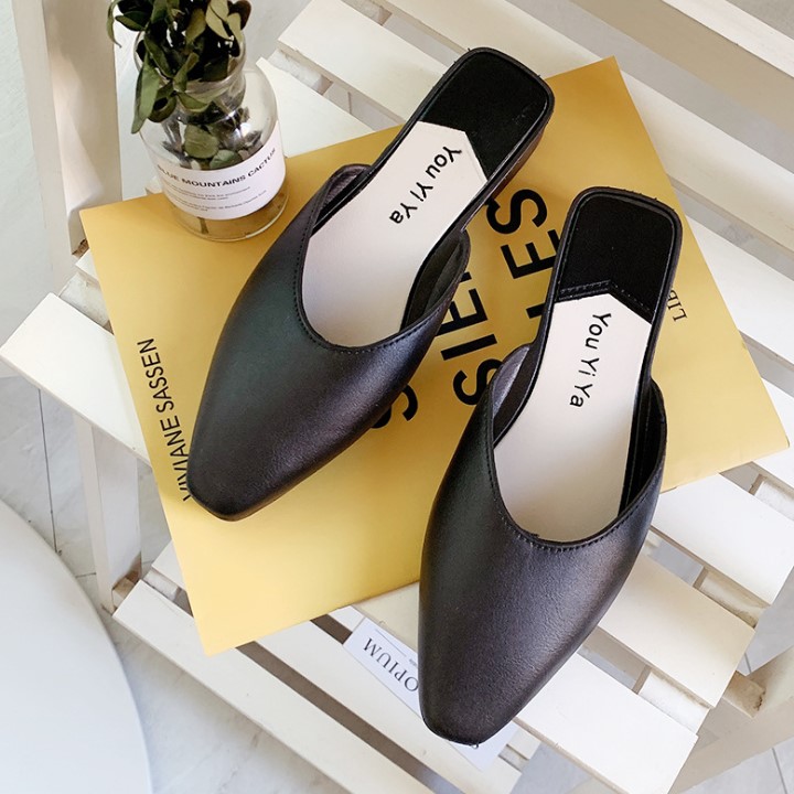 Dép sục cao su dép mules siêu dẻo đi mưa chống nước sang chảnh D2