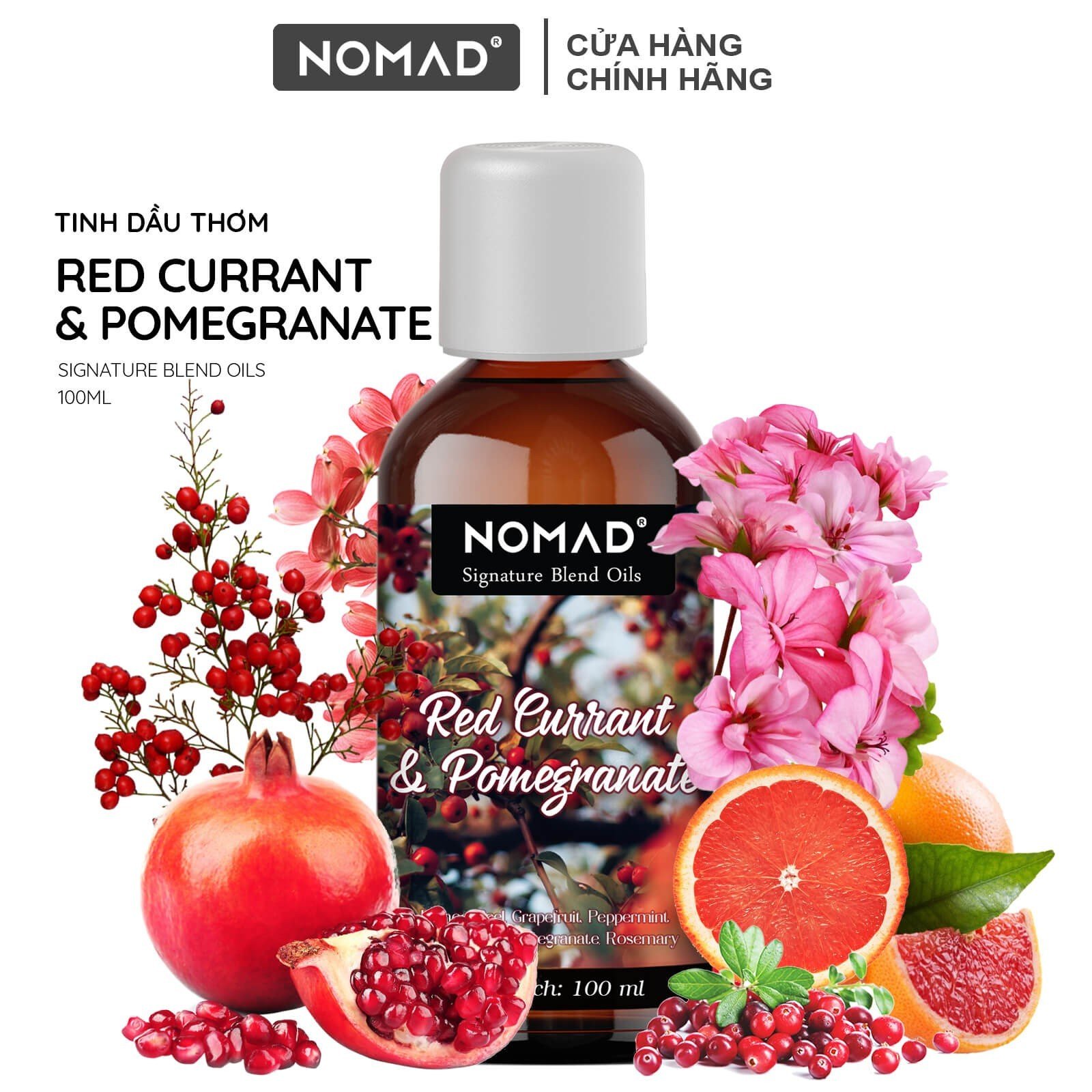 Tinh Dầu Thơm Nomad Signature Blend Oils - Red Currant & Pomegranate