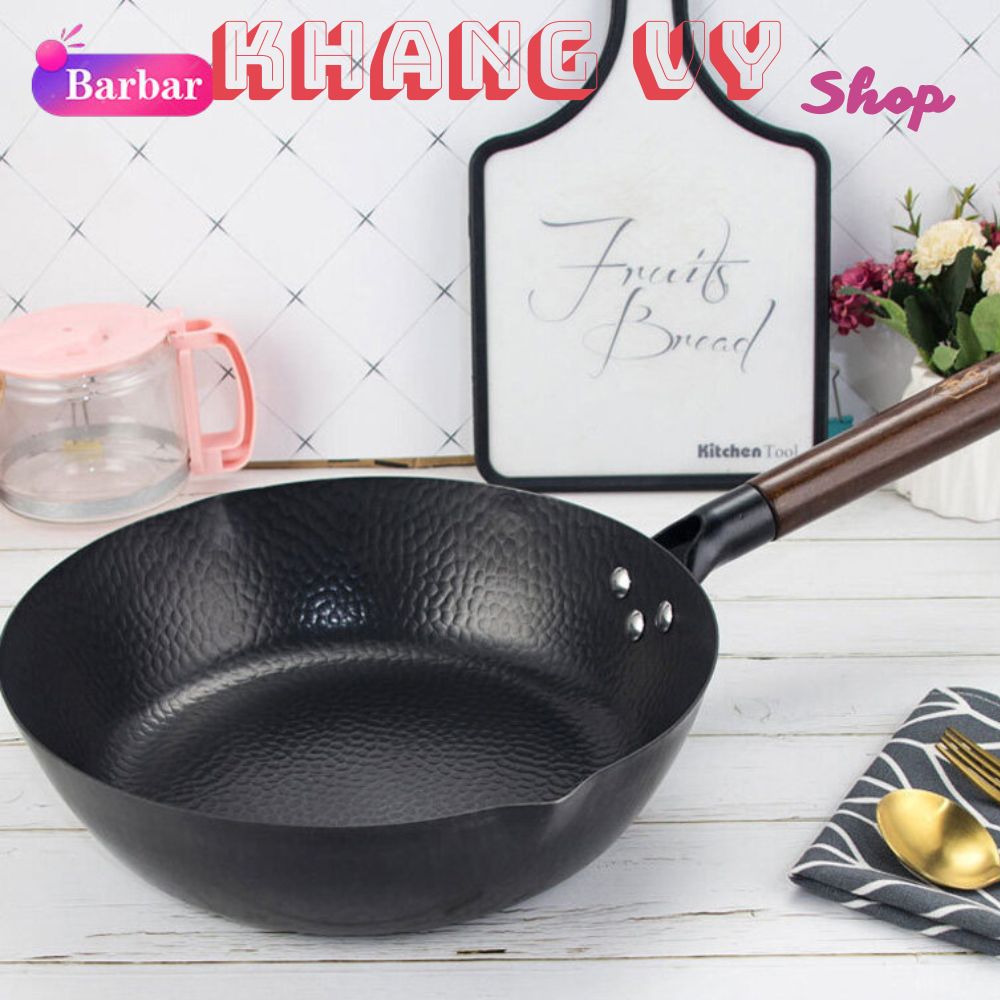 Chảo Rán- Chảo CHống dính cao cấp Hàng Xuất Nhật- Chảo rán chống dính 28cm Longziwei sản xuất theo công nghệ Nhật Bản.