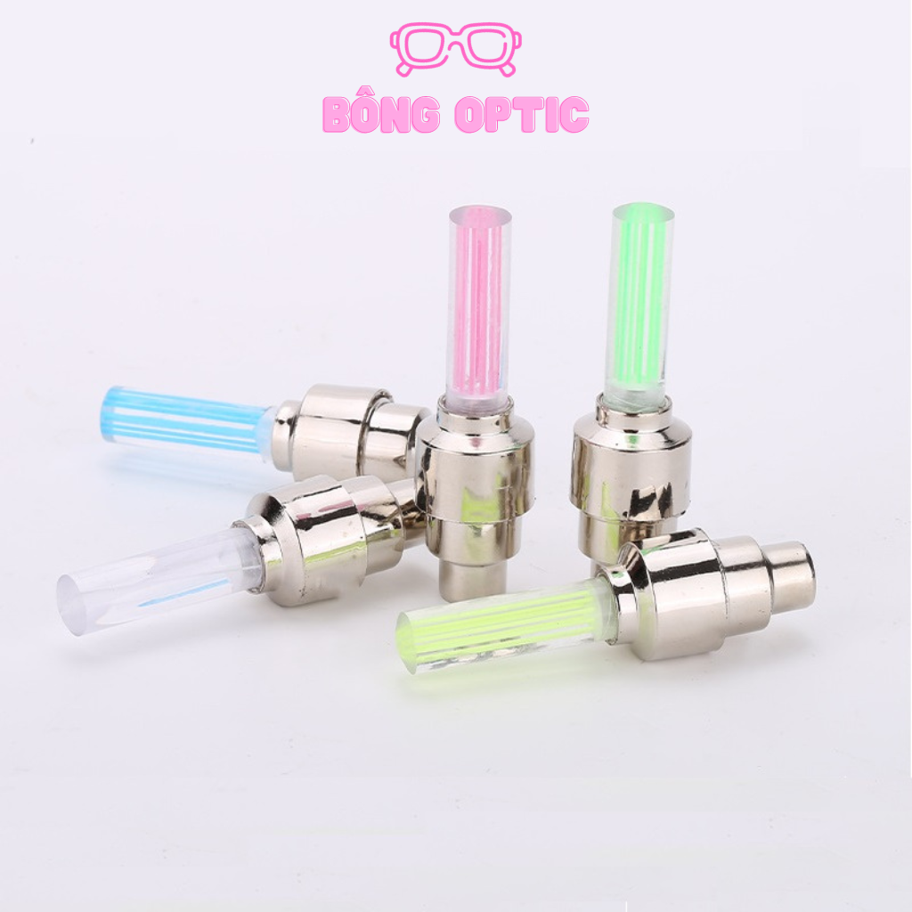 Bộ 2 đèn led gắn van xe phát sáng nhiều màu, đèn led gắn van xe máy phát sáng siêu đẹp