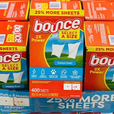 Giấy thơm Bounce Select Sixe 2X Power 400 tờ