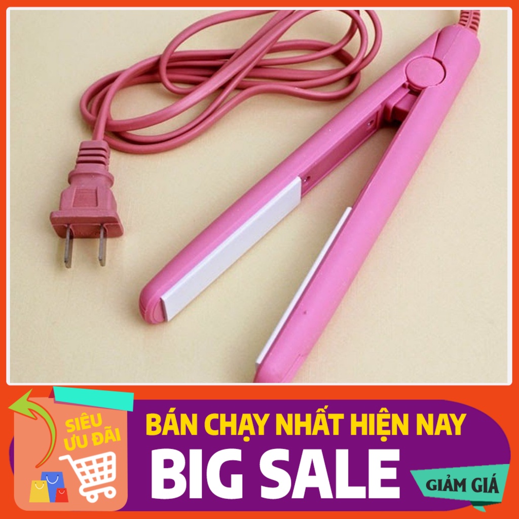 Máy DUỖI TÓC MINI giá CỰC RẺ CHƯA TỪNG CÓ vừa duỗi thẳng, vừa làm cụp tóc, vừa uốn xoăn