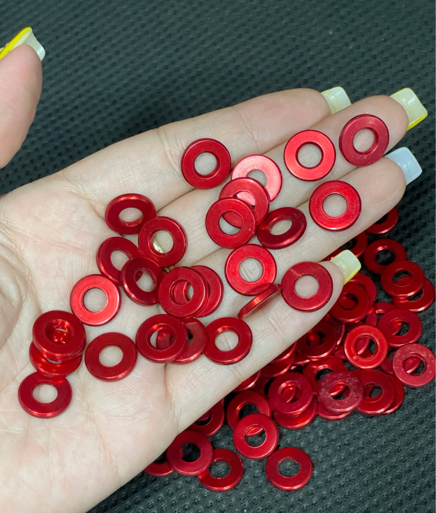 Lông đền màu trang trí ốc lốc máy