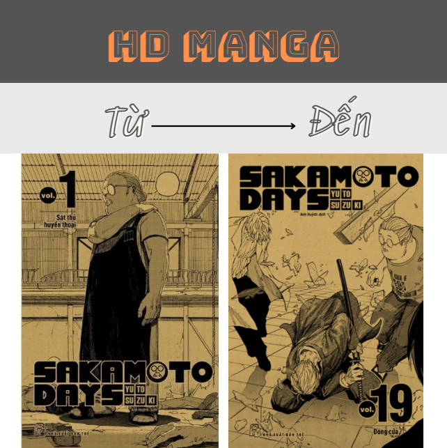 Truyện tranh - Sakamoto Days - Tập 1 2 3 4 5 6 7 8 9 10 11 12 13 14 15 16 17 18 19 - NXB Trẻ