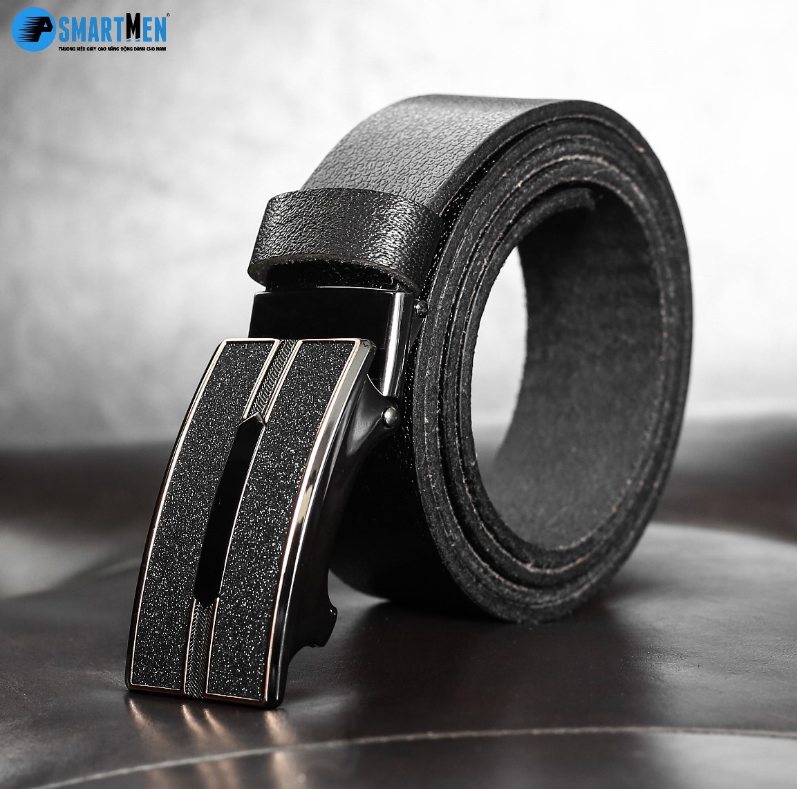 Thắt lưng da bò cao cấp smartmen dlm-06