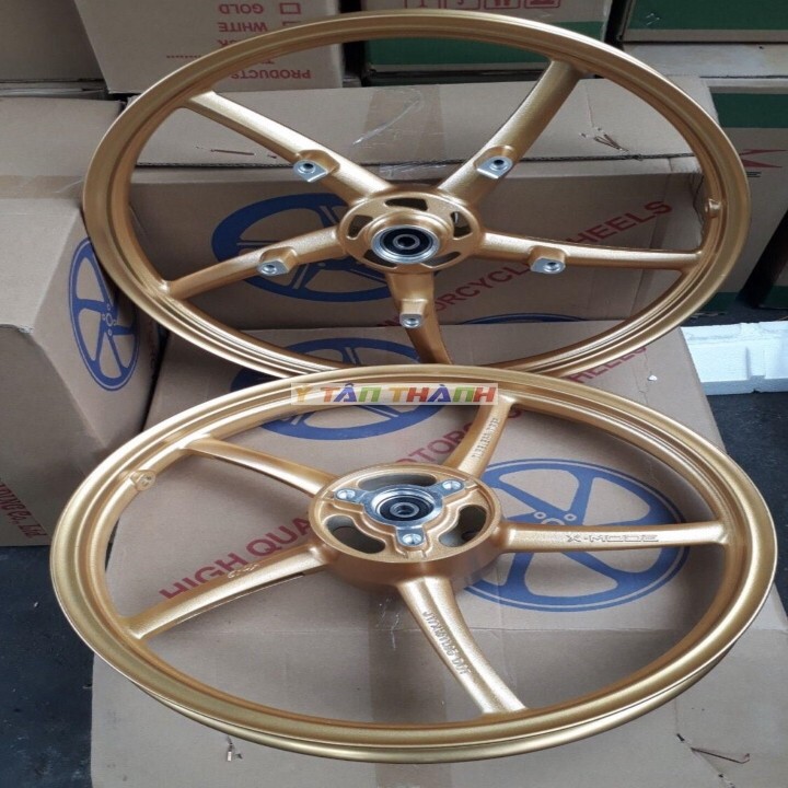 Mâm 5 Cây Dùng Cho Xe Raider Fi Màu Vàng