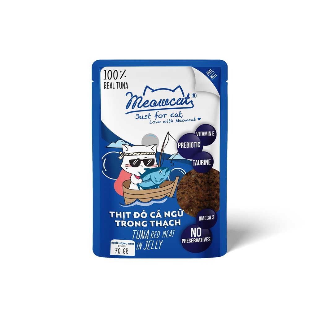 Pate cho mèo meowcat 70gr