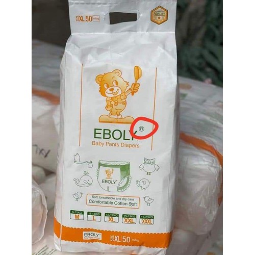 100 miếng bỉm quần eboly
