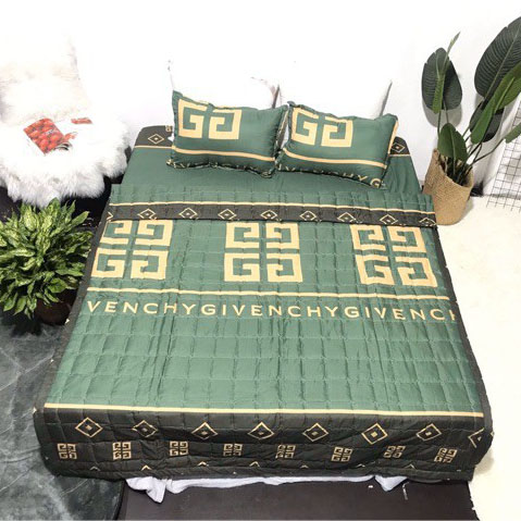Chăn hè trần bông hai mặt cotton poly Mẫu Ghivenchy siêu đẹp