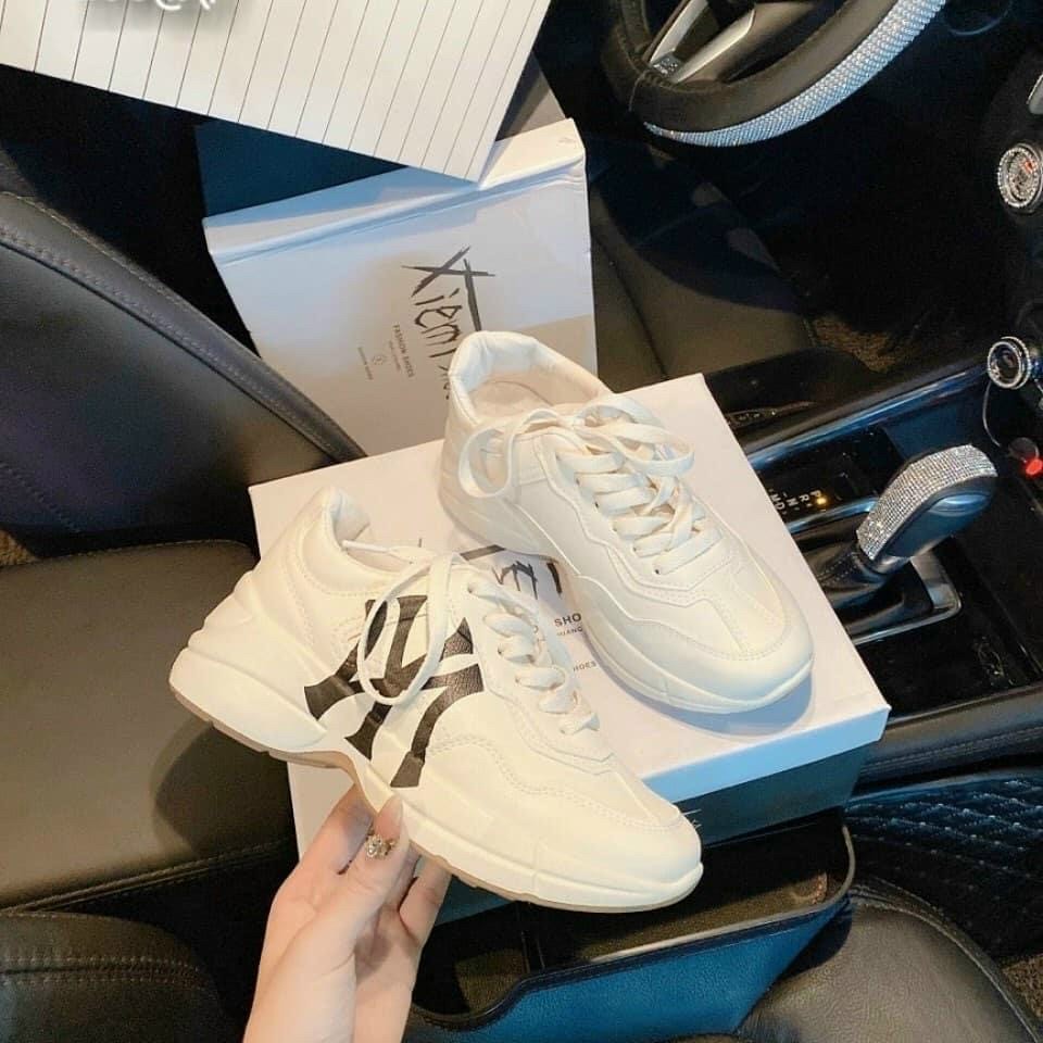 [Hoàn Tiền 15%]Giày thể thao nữ hàn quốc đế 5cm tăng chiều cao 3 màu cực đẹp 010