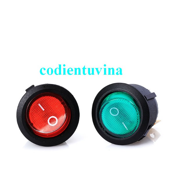 Công tắc bập bênh loại 3 pin kcd1-105 10a/125v 6a/250v
