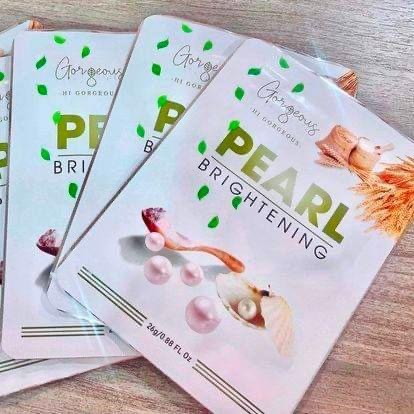 Set tắm trắng Pearl Múi Xù Gorgeous làm trắng sáng cung cấp ẩm cho da gói 26g