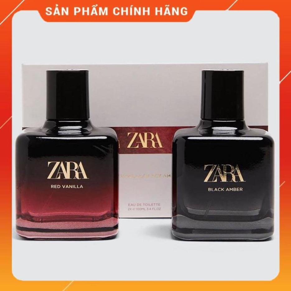 Nước hoa nữ zara red vanila và black amber - n12