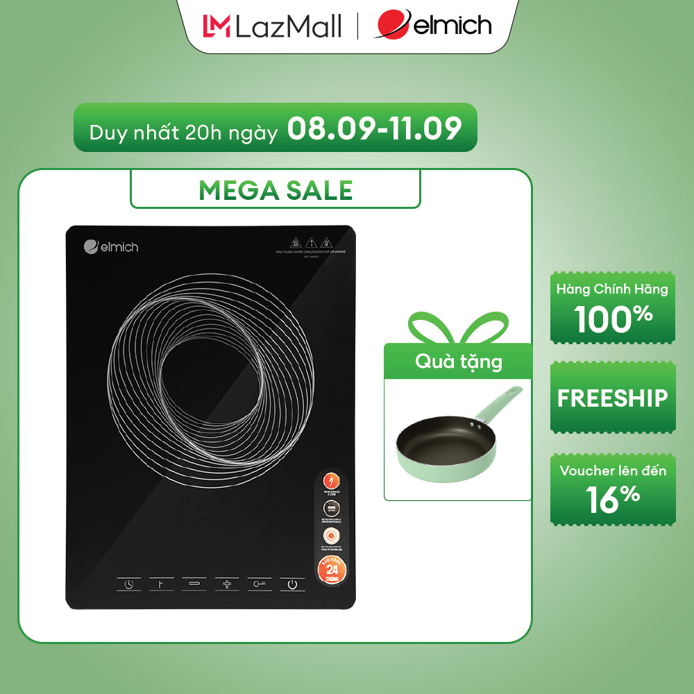(Chỉ 20h ngày 09-12.10)Bếp điện từ Elmich ICE-1828OL