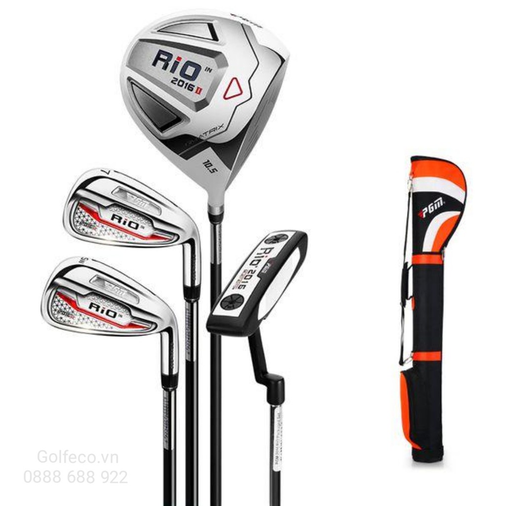 Bộ gậy golf nam rio - bộ 4 gậy golf cơ bản - eco-01 pgm