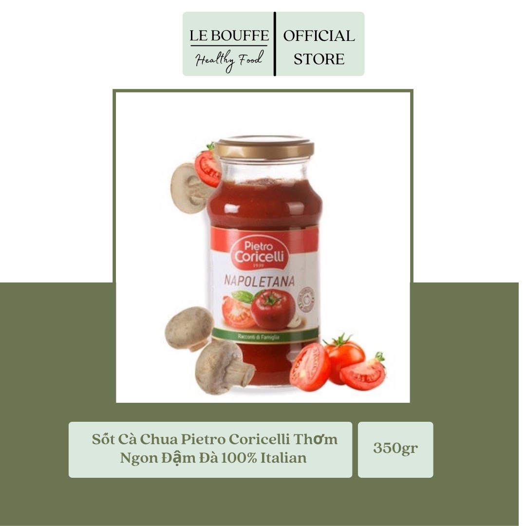 Sốt Cà Chua Đậm Vị Hương Thơm Nức MŨI Ăn Là Ghiền Pietro Coricelli 350g (Product From Italia)