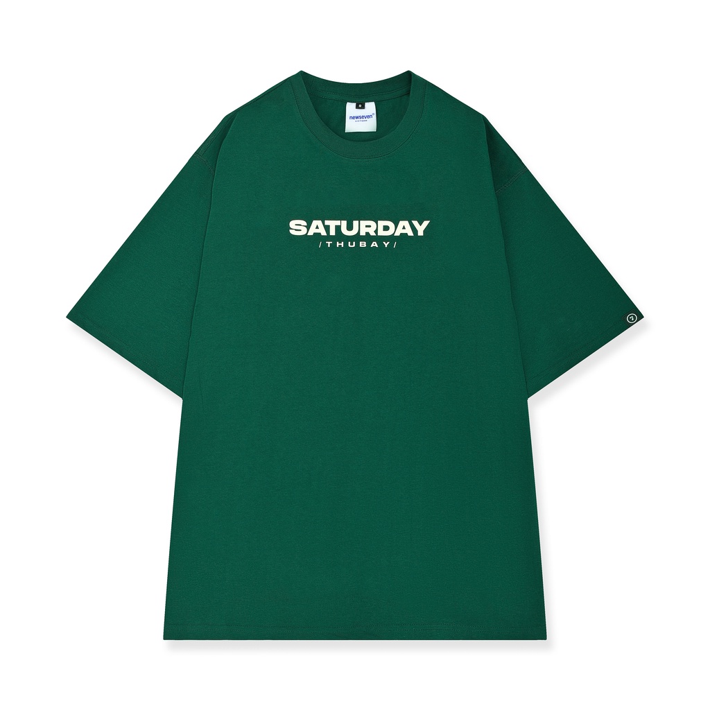Áo Thun N7 Newseven SATURDAY phông tay lỡ nam nữ form rộng Local Brand