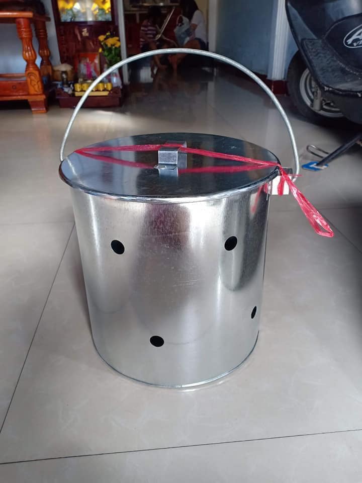 THÙNG INOX ĐỐT VÀNG MÃ