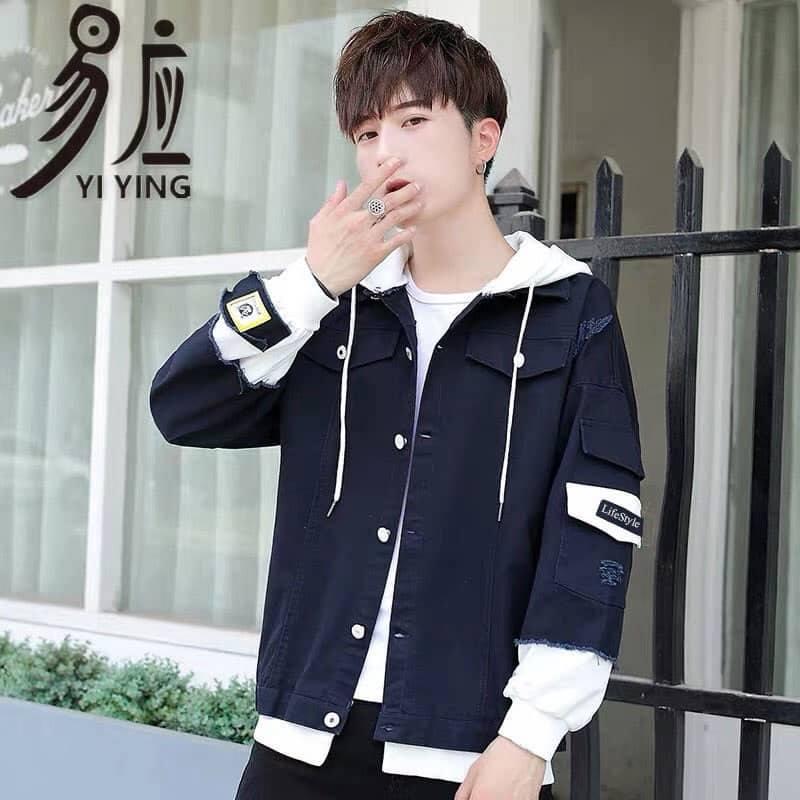 ÁO KHOÁC JEAN NAM CAO CẤP TRẺ TRUNG PHỤ KIỆN THỜI TRANG HCM D30