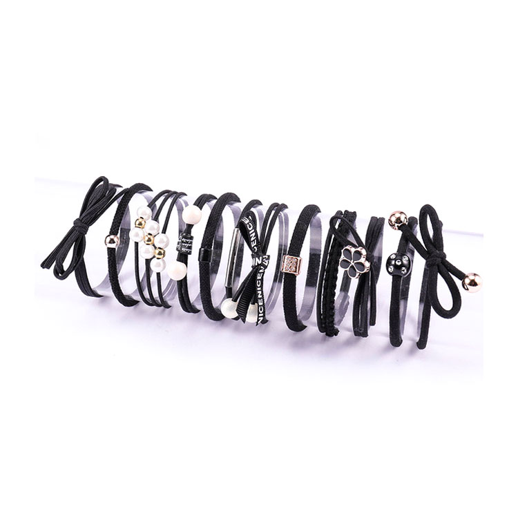 Bộ 12 thun cột tóc Hàn Quốc dễ thương - Gồm hộp