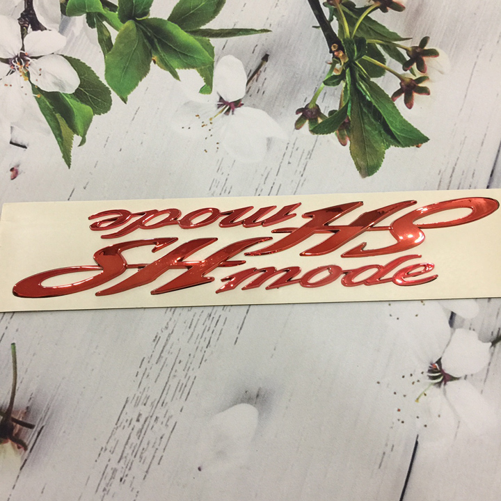 Bộ tem nổi SH MODE chất liệu nhựa dẻo dính siêu chắc tem dán xe máy DECAL xe