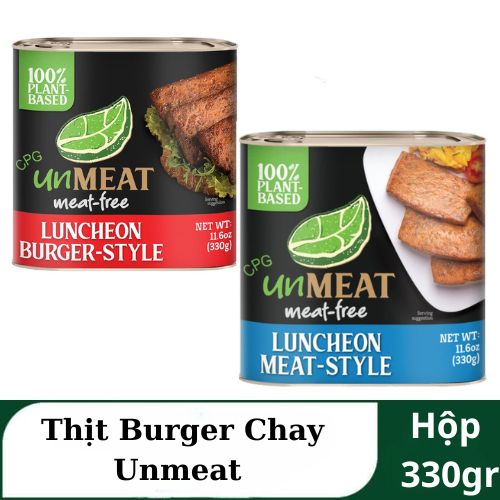 Vegetarian Food - Unmeat Vegetarian Bugger Meat Box 330Gre