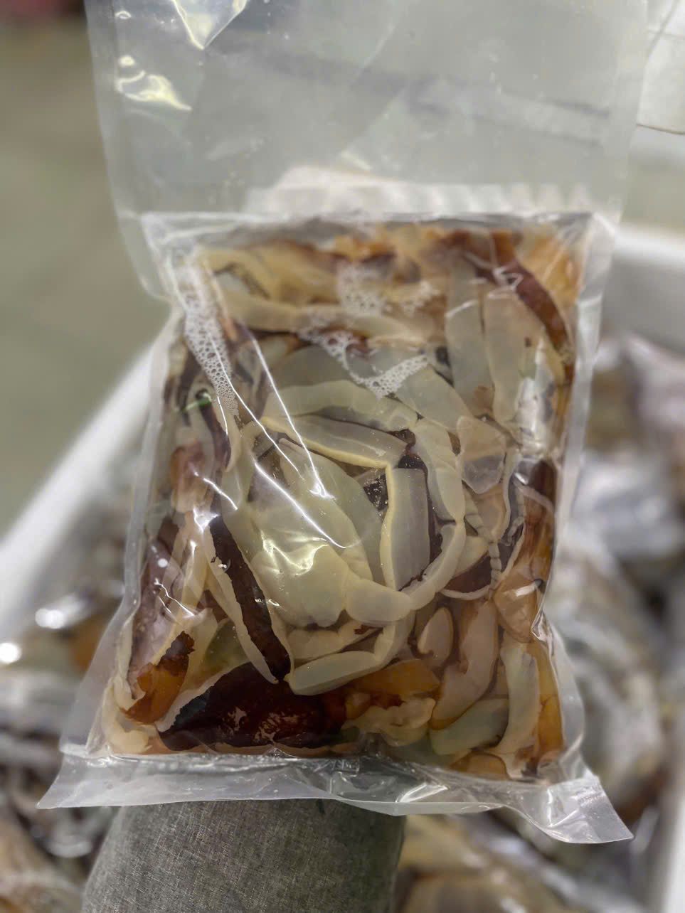 Delicious Fresh Jellyfish - Red Jellyfish 500Gr Bag, 1kg of Water (Delivery in Hcmc)