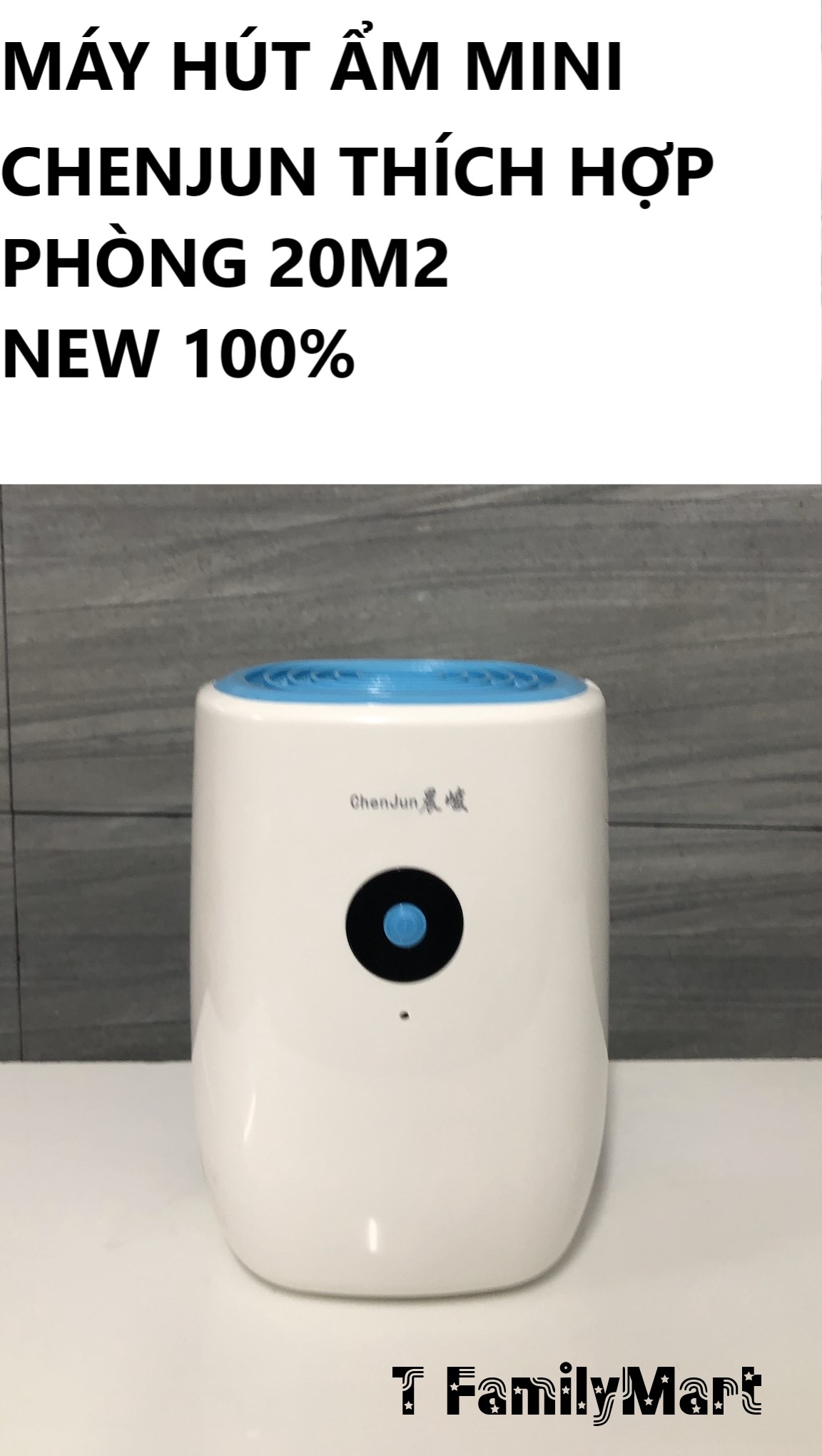 Máy hút ẩm mini KUNGCHUNG-CHENJUN  thích hợp phòng 20㎡-T FamilyMart