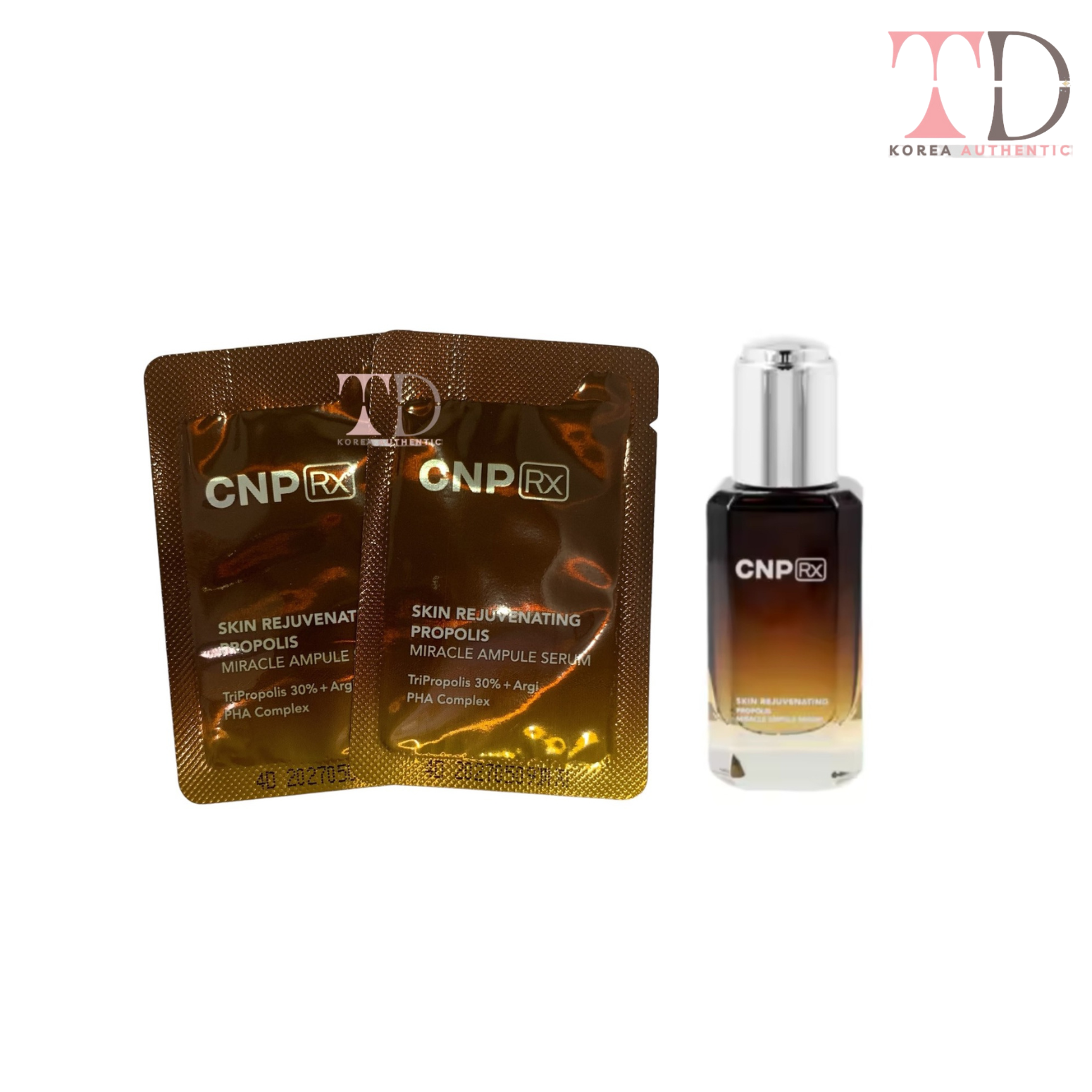 NEW Cnp Rx Serum Tinh Chất Keo Ong Dưỡng Trắng Căng Bóng Skin Rejuvenating Propolis Miracle Ampule Serum 1Ml