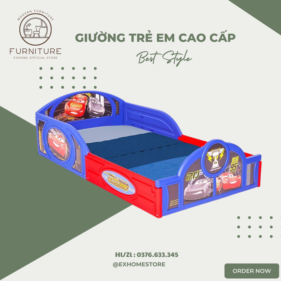 Giường ngủ di động thông minh cho bé 2- 10 tuổi - giường ngủ siêu dễ thương, giường ngủ thông minh