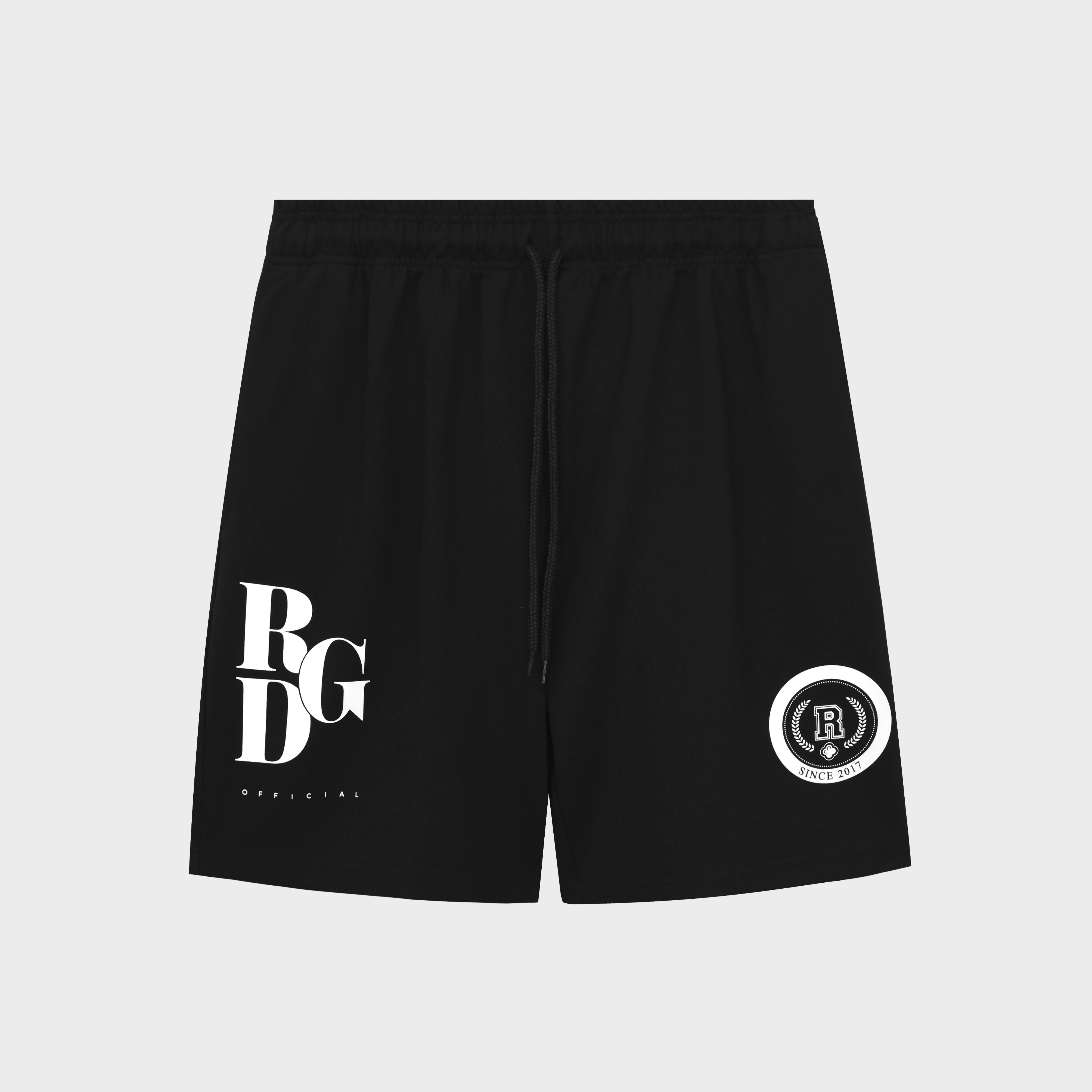 Quần short ngắn in Regods ống rộng form rộng unisex nam nữ lưng chun - Short SS3
