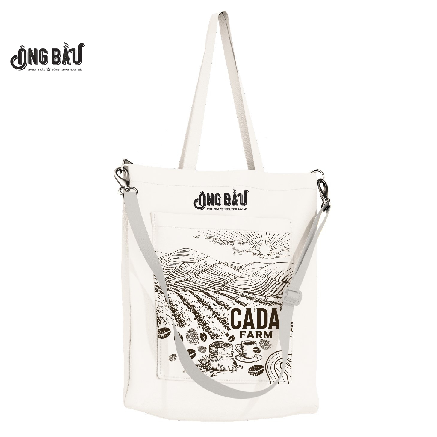 ÔNG BẦU Túi Vải Nông Trường CADA