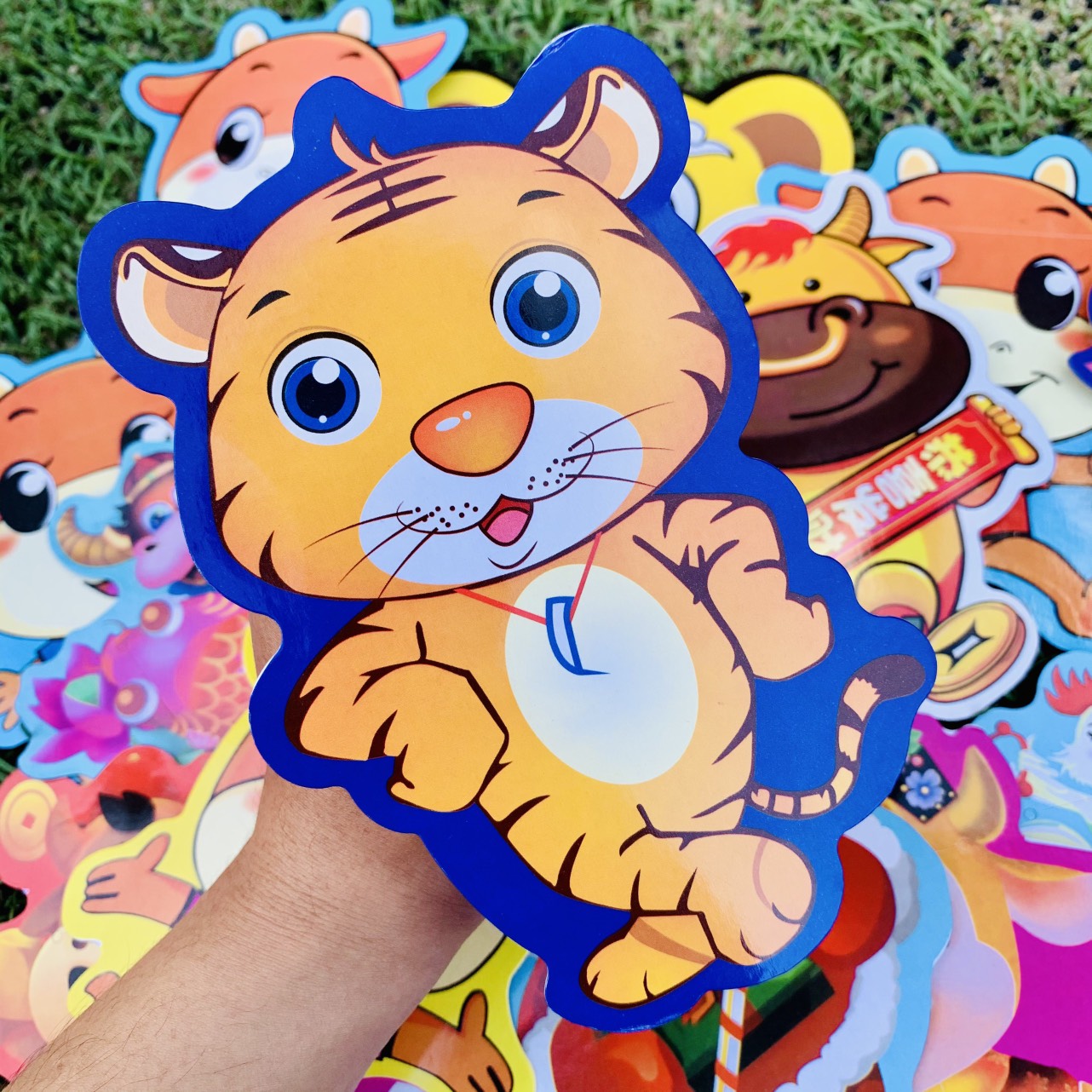 Combo - Phong bao lì xì hoạt hình tết Tân Sửu 2021 siêu đẹp